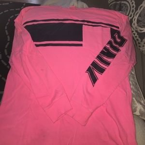 Victoria's Secret PINK Campus Long Sleeve Tee
