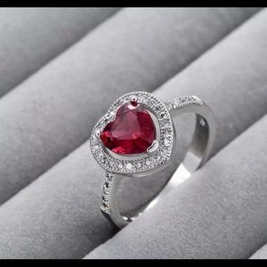 Ruby 925 Sterling Silver Ring