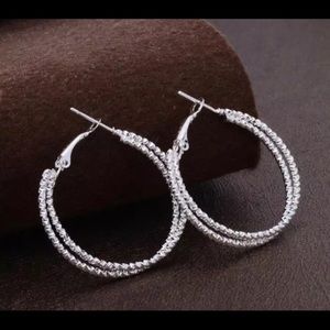 925 Sterling Silver Hoop Earrings