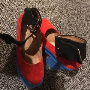 Jeffrey Campbell ankle strap platform mary janes