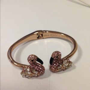 Kate Spade bird is the word bracelet