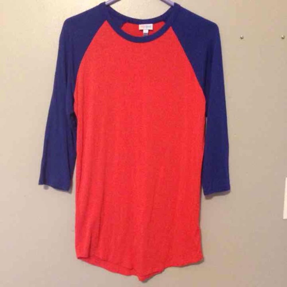 Lularoe small randy with red and blue