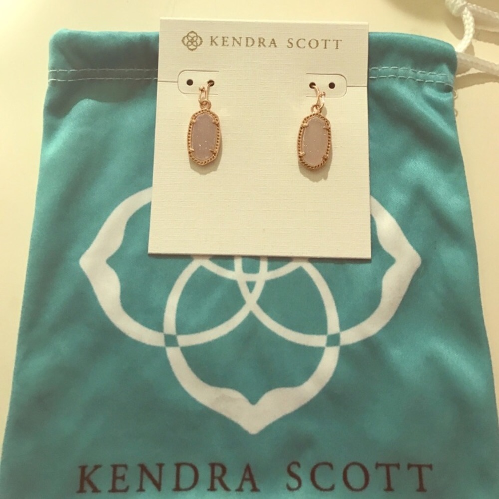 Rose gold earrings