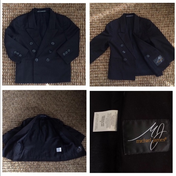 💰5 items for $20🏷Boys Blazer Suit Jacket sz 4Reg - Picture 3 of 4