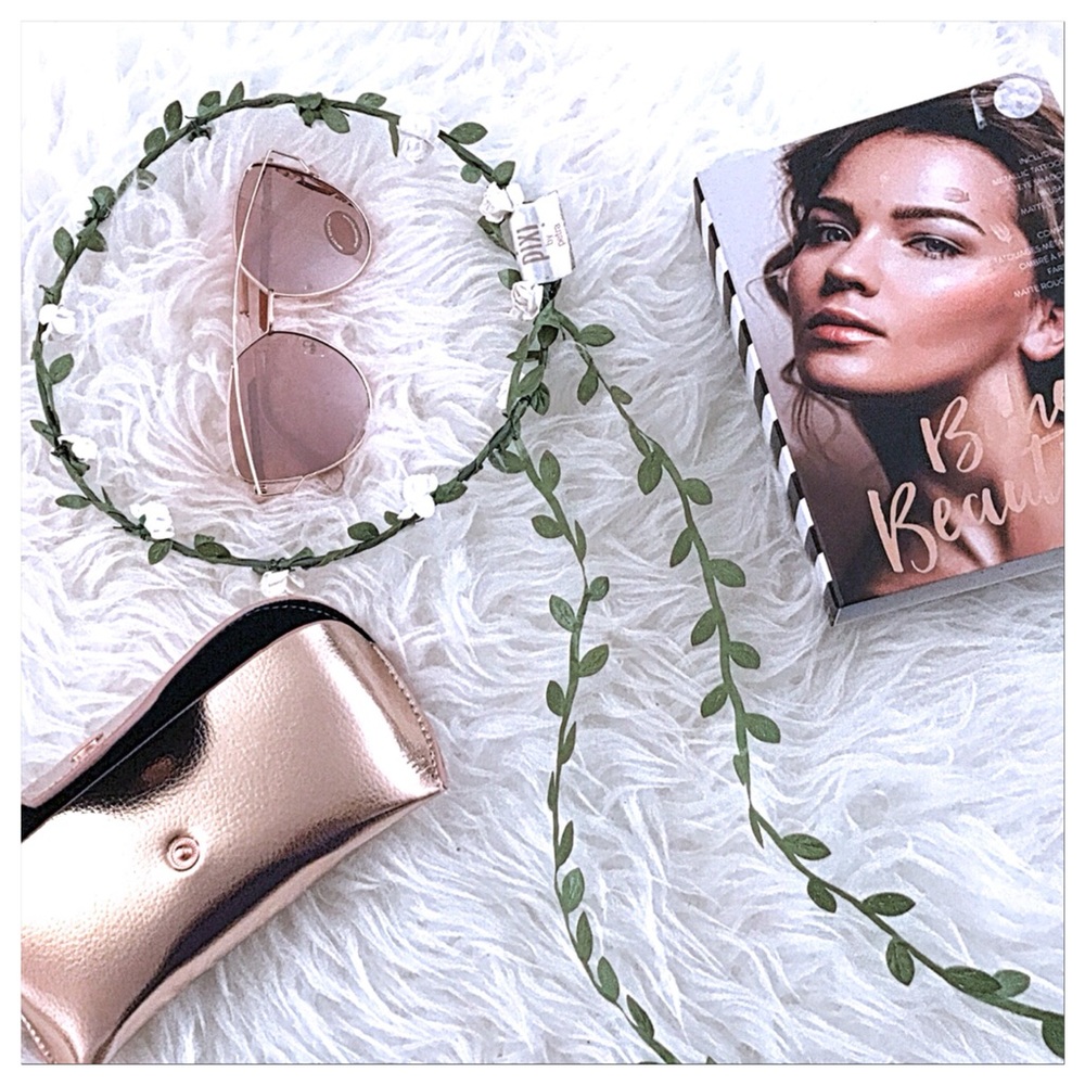 NEW Rose Gold Mirrored Cat Eye Sunnies - Picture 3 of 7