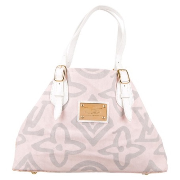 Louis Vuitton Tahitienne Cabas Pink and White - Picture 1 of 4