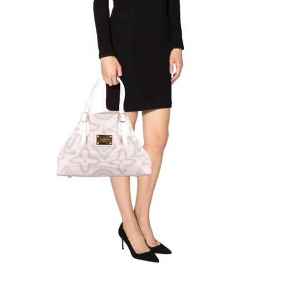 Louis Vuitton Tahitienne Cabas Pink and White - Picture 3 of 4