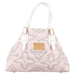 Louis Vuitton Tahitienne Cabas Pink and White