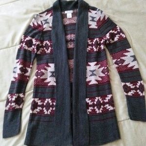 Trillium tribal cardigan
