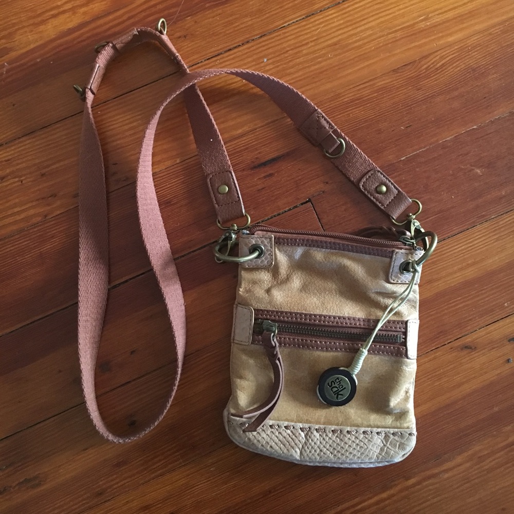 The Sak Small Leather Cross Body Bag