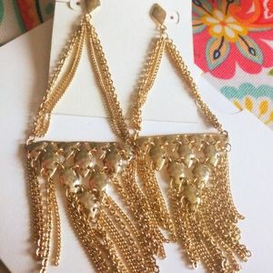 Kendra Scott Mandy Chandelier earrings in gold