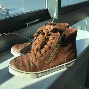 Cat & Jack faux leather high tops