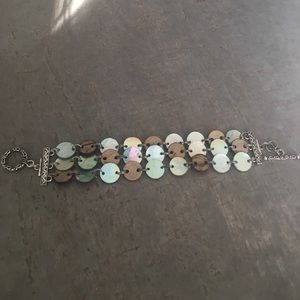 Silpada Green Beachy Bracelet