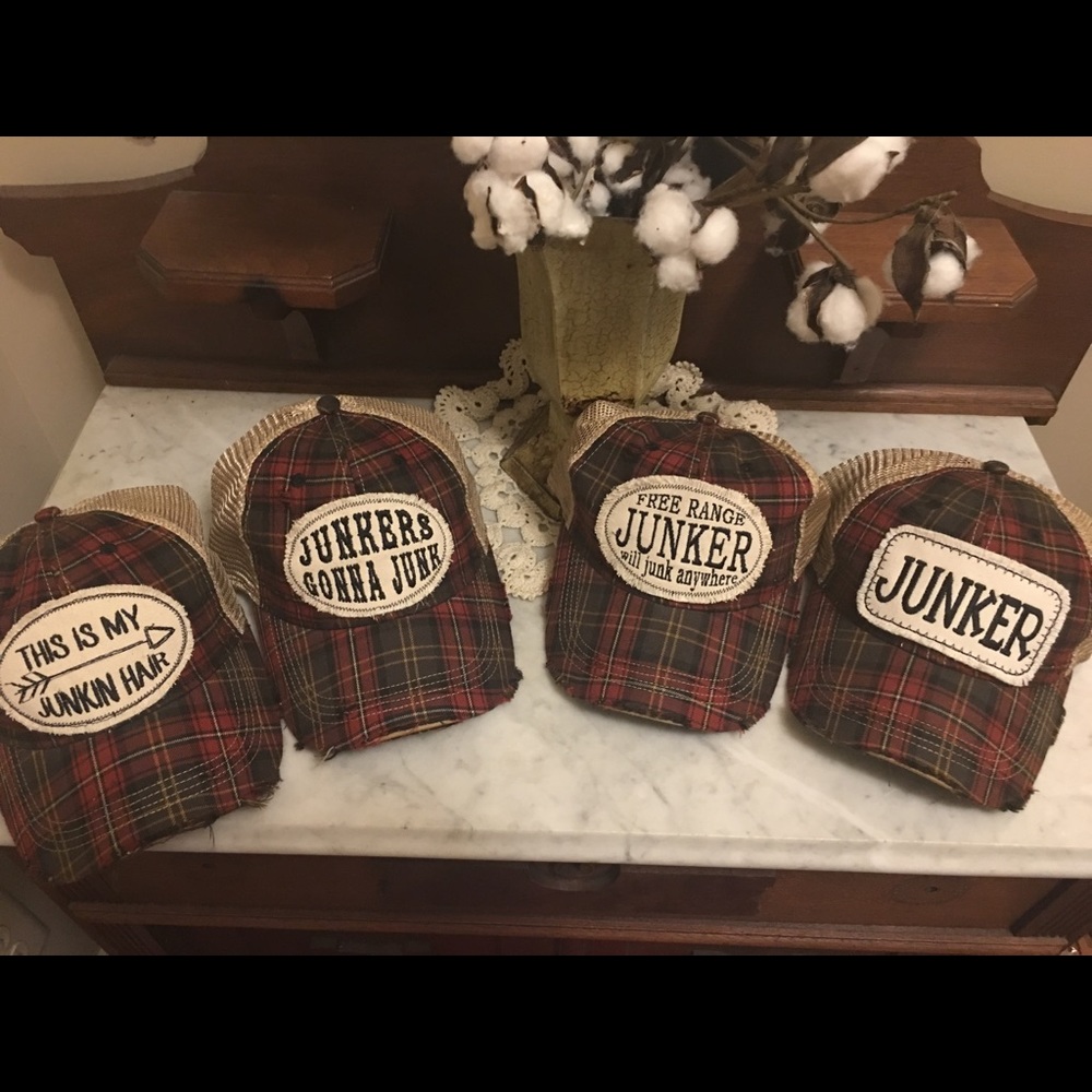 Plaid Junkin' Hats - Picture 1 of 1