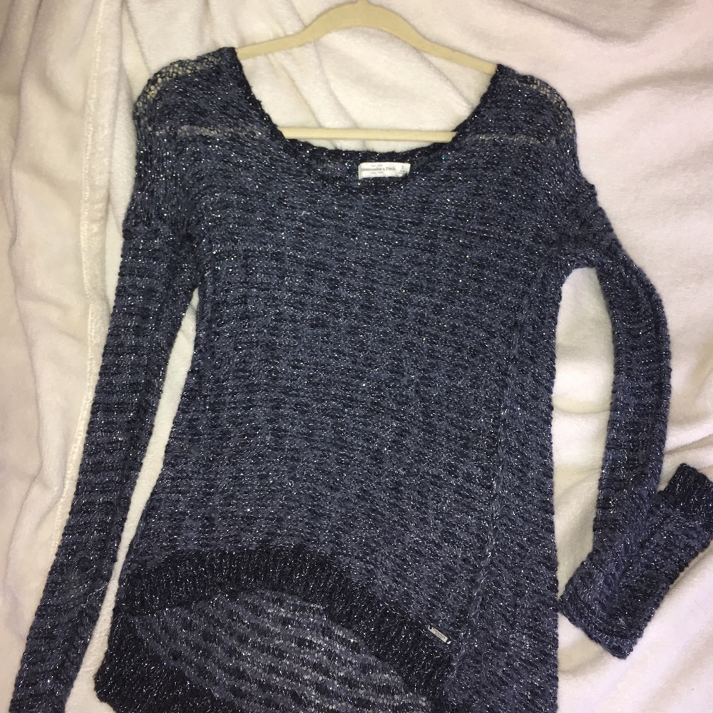 grey abercrombie and fitch sweater