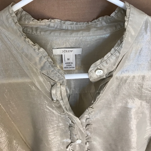 Jcrew Pullover Metallic Top - Picture 3 of 4