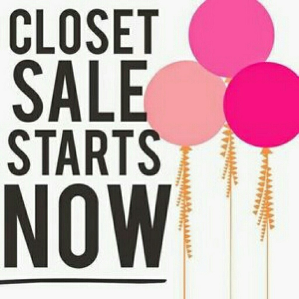 All Prices just reduced! CLOSET SALE!