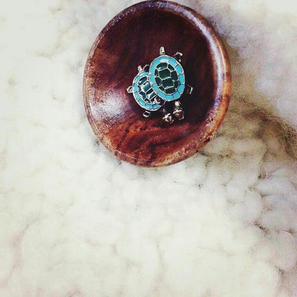 Turtle earrings