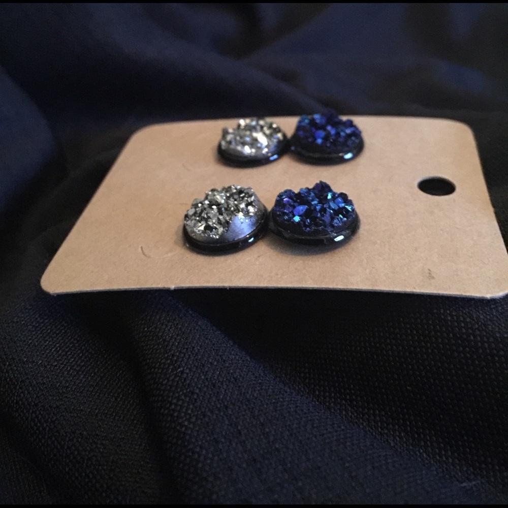 Druzy Like Earrings