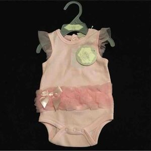 Pink ballerina onesie
