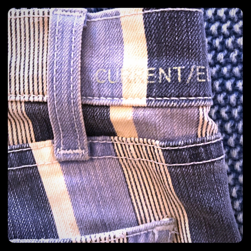 Current Elliot Pinstripe Jeans