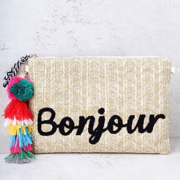 St. Tropez Bonjour Clutch - Melie Bianco - Picture 4 of 8