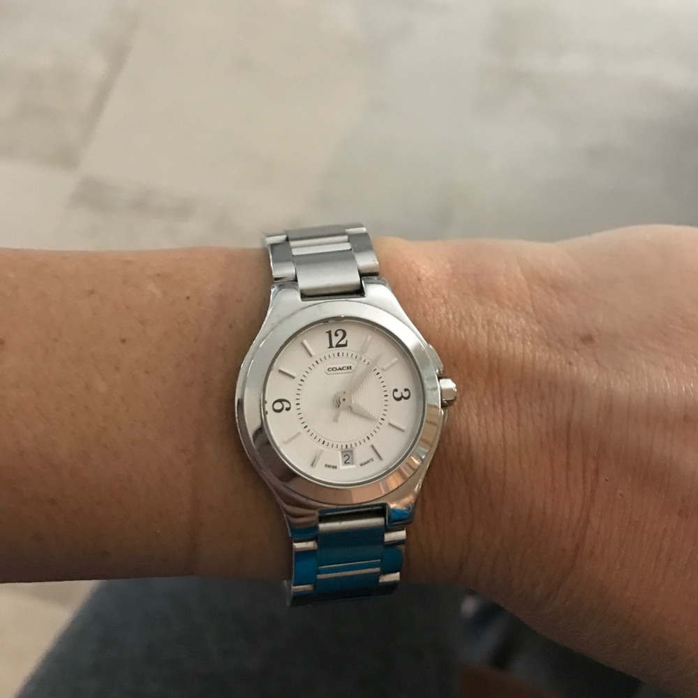 Stainless steel coach watch