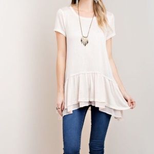 Adorable sand color top