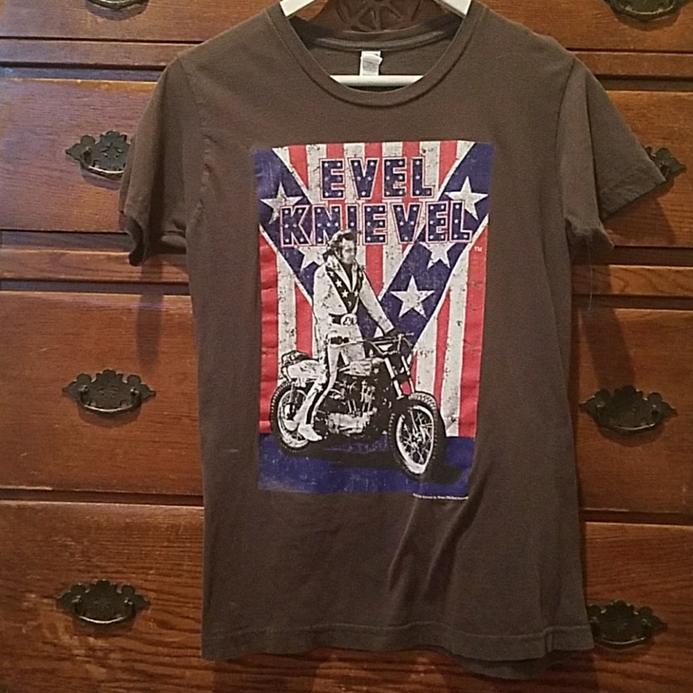 🏍sold🏍Evel Knievel vintage T