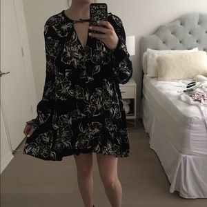 Free People Floral Swing Tunic Dress