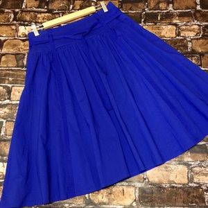 London Jean Chino Full A-Line Skirt