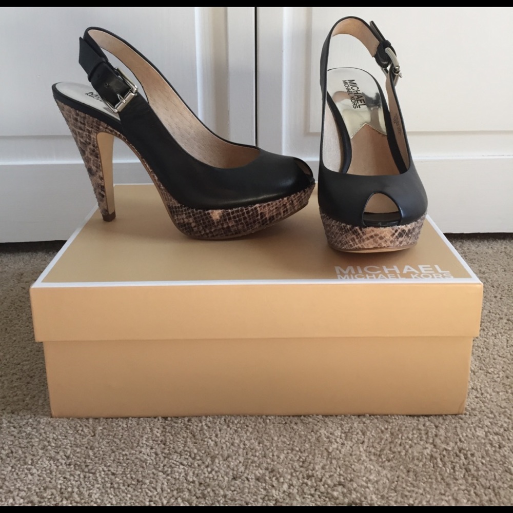 Michael Kors Snakeskin heels