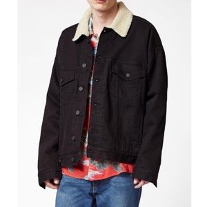 Pacsun Black Sherpa Jacket