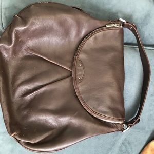 Botkier Jackie brown leather hobo 15x16x2