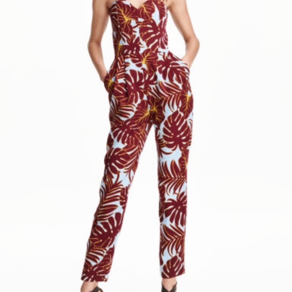H&M Floral jumpsuit