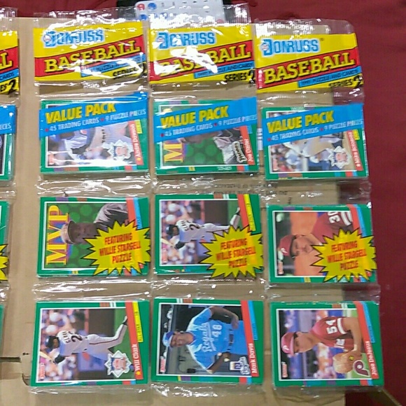 50+ PACKAGES OF UNOPENED BASEBALL CARDS - Picture 1 of 4