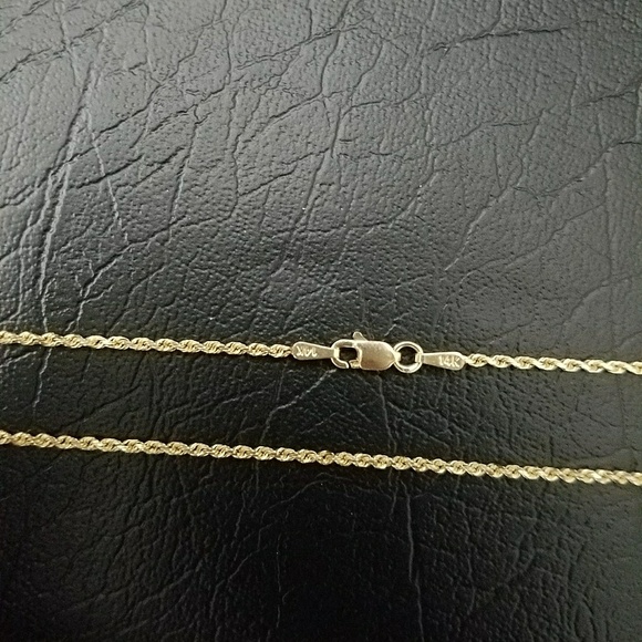 14k REAL SOLID GOLD! ! ! (Rope Chain) - Picture 2 of 3
