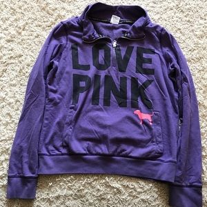 PINK quarter zip