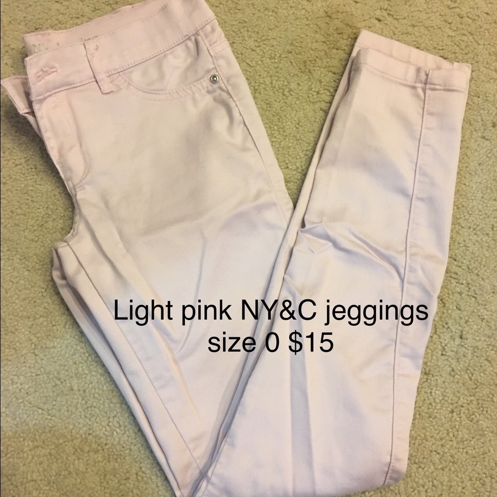 Light pink jeans