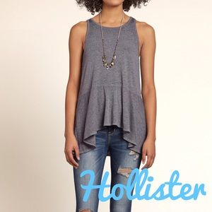 Hollister Seaside Reef Peplum Tank