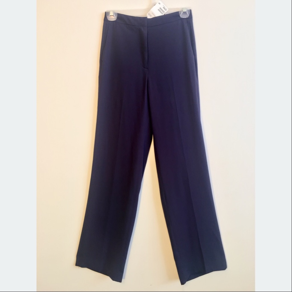 Blue Wide-legged Trousers