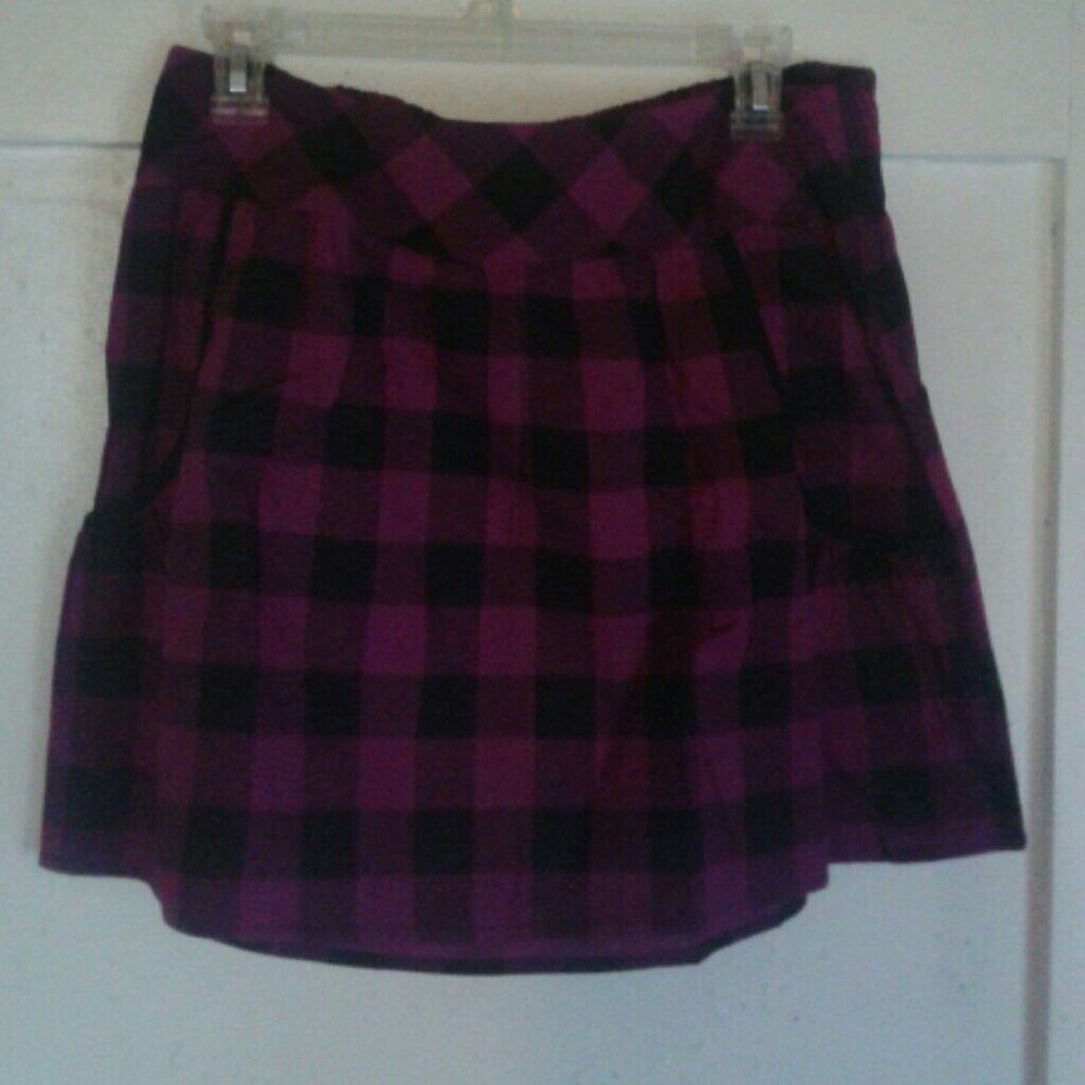 Checkered skirt