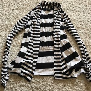 RQT striped cardigan