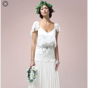 Rue de seine eve wedding gown size 16 (14 us)