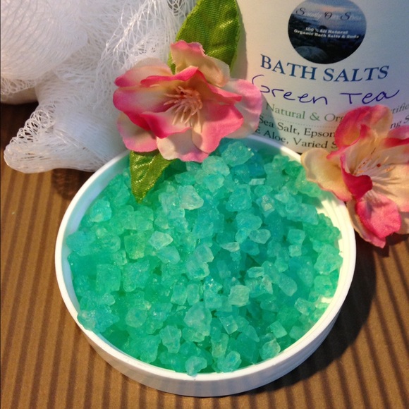 All Natural Bath Salts - Green Tea or Sinus Relief - Picture 2 of 4