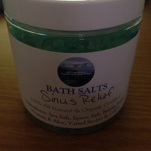 All Natural Bath Salts - Green Tea or Sinus Relief - Picture 4 of 4