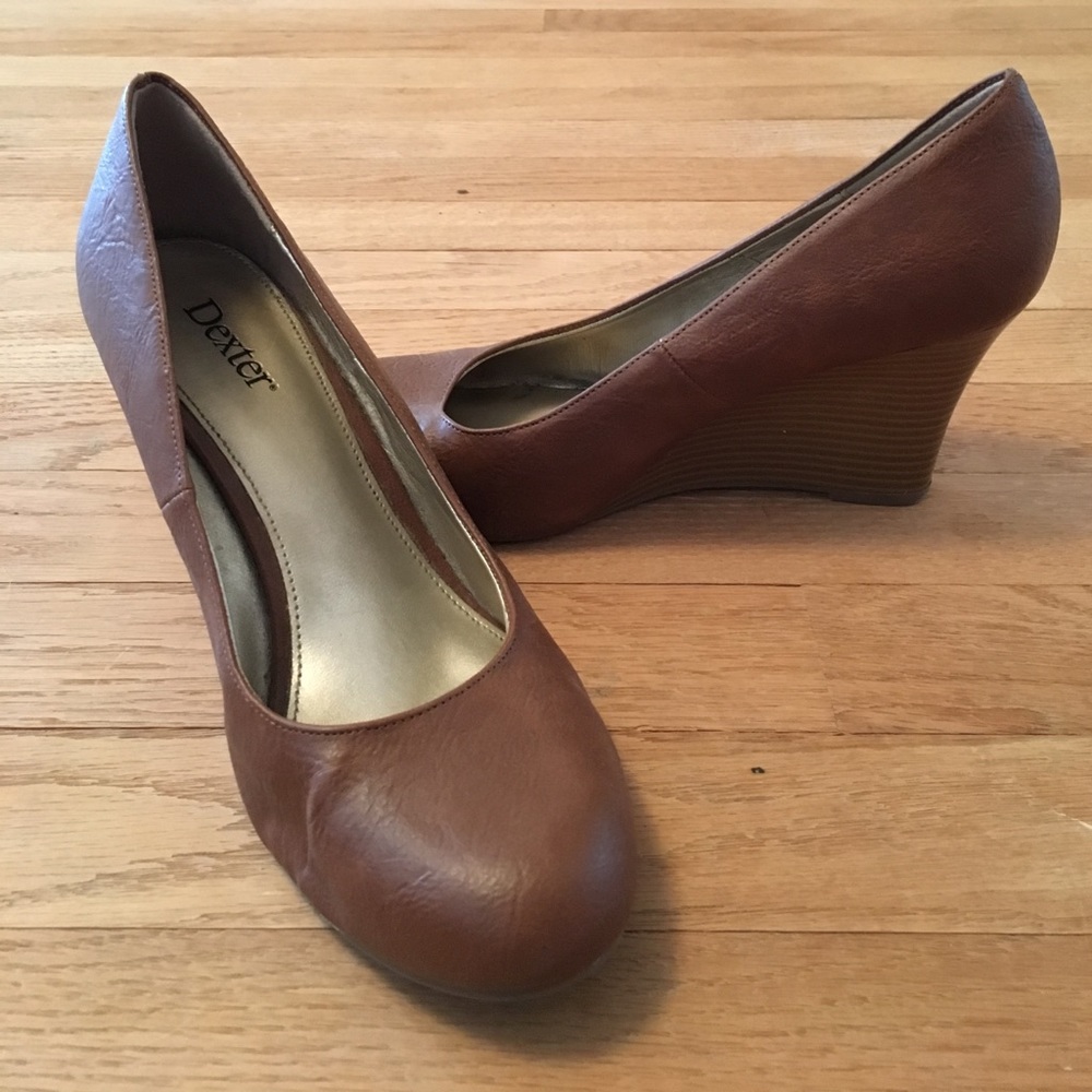 Brown Wedge Heel