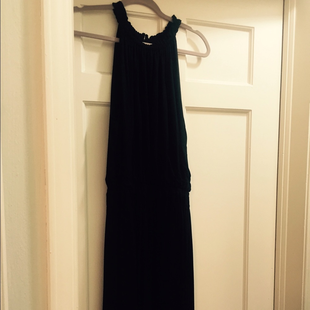 Long black maxi dress