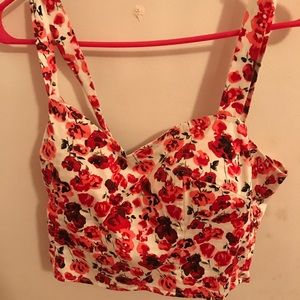 Floral crop top!