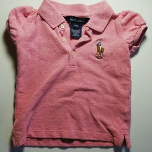 Toddler Ralph Lauren Pink Polo (18months)